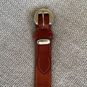 Brown Leather Women’s Belt